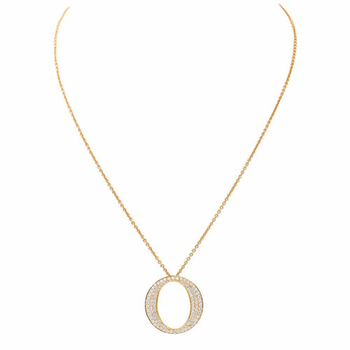 Collier Collier - Pendentif en or rose 18 carats et diamants 58 Facettes 2635508CN