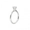 Bague 56 Bague solitaire - Diamant 0,74 ct en or blanc 18 kt 58 Facettes 26425