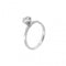 Bague 56 Bague solitaire - Diamant 0,74 ct en or blanc 18 kt 58 Facettes 26425