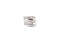 Bague 54 Bague en or blanc 18k sertie de diamants 58 Facettes 26526dv