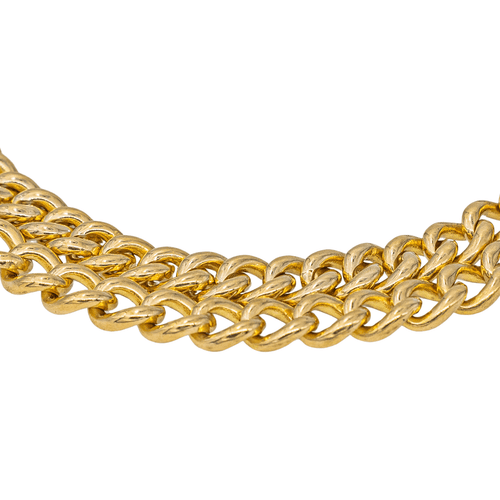 Bracelet Bracelet double rang en or jaune et or blanc 18 carats, diamants 58 Facettes 2659044CN