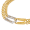 Bracelet Bracelet double rang en or jaune et or blanc 18 carats, diamants 58 Facettes 2659044CN
