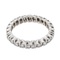 Bague 54 Alliance - Bague en or blanc 18 carats et diamants 58 Facettes 2659058CN