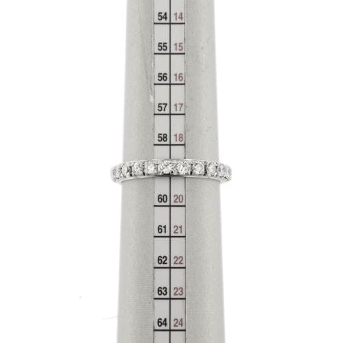 Bague 59 Eternal - Bague en or blanc 18 kt et diamants 1,20 ct 58 Facettes 26688