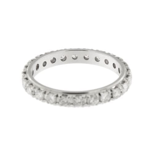 Bague 59 Eternal - Bague en or blanc 18 kt et diamants 1,20 ct 58 Facettes 26688