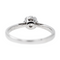Bague 53 Bague solitaire en or blanc 18 carats et diamant 58 Facettes 2673349CN