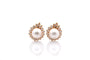 Boucles d'oreilles Boucles d'oreilles en platine et or blanc, diamants et perles mabé 58 Facettes 26763dv