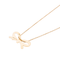 Collier Ginette NY Mini Bow - Collier pendentif en or rose 58 Facettes 2678581CN