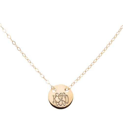 Collier Ginette NY Little Monogram - Collier en or rose 58 Facettes 2678597CN