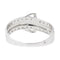 Bague 58 Bague ceinture en or blanc 18 carats sertie de diamants 58 Facettes 2682327CD