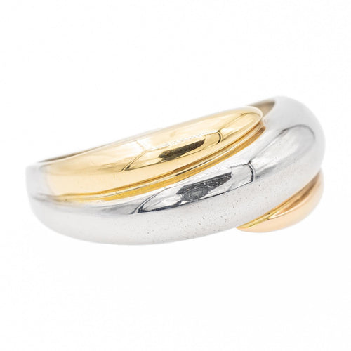 Bague 61 Bague en or jaune, rose et blanc 18 carats 58 Facettes 2682329CD