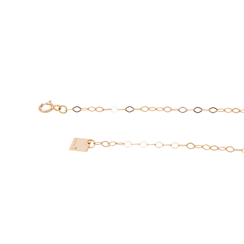 Collier Ginette NY - Collier pendentif Jumbo Donut en or rose 18 carats 58 Facettes 2682452CN