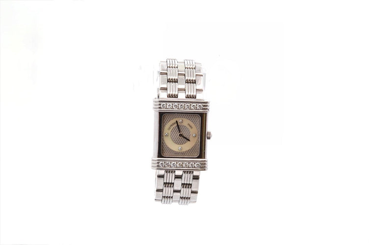 Montre OJ Perrin - Montre en acier et diamants 58 Facettes 26907dv