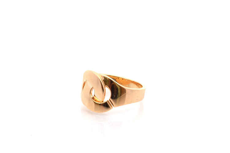 Bague 52 Dinh Van Menotte R12 - Bague en or jaune 18k 58 Facettes 26909DV