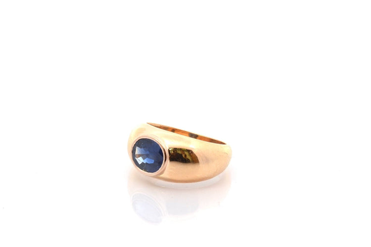 Bague 50.5 Bague jonc saphir en or 18k 58 Facettes 26964