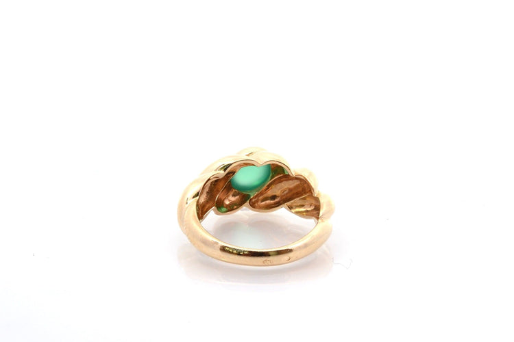 Bague 54 Van Cleef & Arpels - Bague en or 18k et chrysoprase 58 Facettes 26966dv