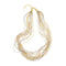 Collier Collier multifils en or jaune et or blanc 18 carats 58 Facettes 26987