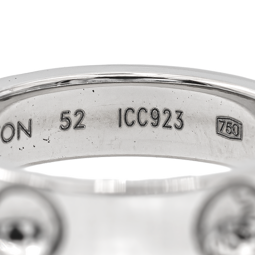 Bague 52 Louis Vuitton Empreinte - Bague alliance en or blanc 18 carats 58 Facettes 2699516CN