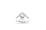 Bague 55 Bague vintage en or blanc 18k et diamant taille ancienne 58 Facettes 26995dv
