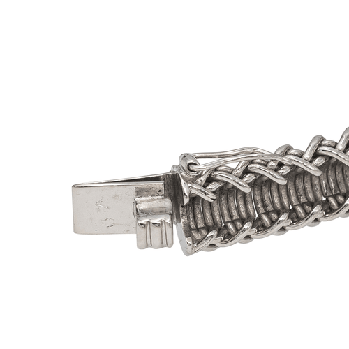 Bracelet Bracelet en or blanc 18 carats avec diamants et émeraudes 58 Facettes 2699806CN