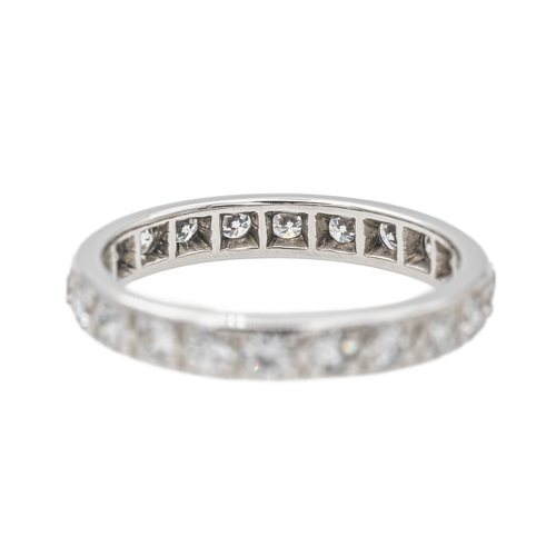 Bague 51 Alliance - Bague en or blanc 18 carats et diamants 58 Facettes 2700178CN