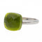 Bague 53.5 Bague en or blanc 18 carats sertie d’un péridot 58 Facettes 2700727CD