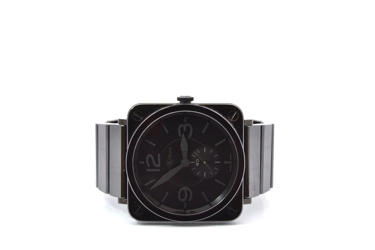 Montre Bell & Ross Phantom - Montre BR S en céramique noire 39 mm 58 Facettes 27046