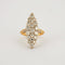 Bague 53 Bague Marquise Diamants Or Jaune et Or Gris 58 Facettes DV0308-2