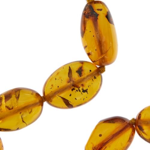 Collier Collier - Ambre avec fermoir en or jaune 18 ct 58 Facettes 27143