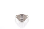 Bague 53 Bague vintage en platine sertie de diamants 58 Facettes 27054a- 27144