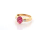 Bague 54.5 Bague en or 18k avec rubis 1,67 ct et diamants 58 Facettes 27166-27136A