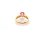 Bague 54.5 Bague en or 18k avec rubis 1,67 ct et diamants 58 Facettes 27166-27136A