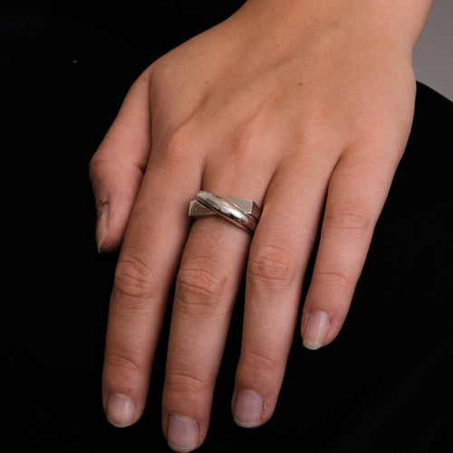 Bague 57 MAUBOUSSIN  Encore et Encore - Bague or blanc 58 Facettes DV0007-3