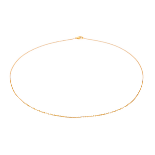 Collier Collier chaîne maille forçat en or rose 18 carats 58 Facettes 2717288CN