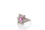 Bague 54 Bague Art déco rubis et diamants en platine 58 Facettes 27174