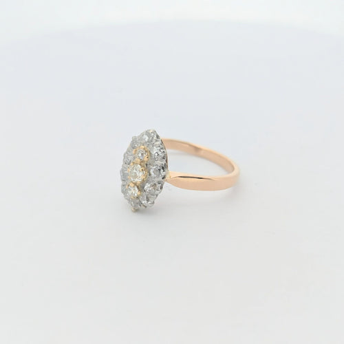 Bague 50 Bague en deux ors 18 carats et diamants 58 Facettes 27213