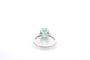 Bague 53 Bague en platine avec émeraude de Colombie 2,16 ct et diamants 58 Facettes 27219-27364B