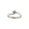 Bague Bague solitaire - Diamant 0,35 ct en or blanc 18 carats 58 Facettes 27243