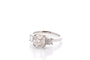 Bague 53 Bague en platine avec diamant 2,14 ct et diamants 58 Facettes 27265-27376