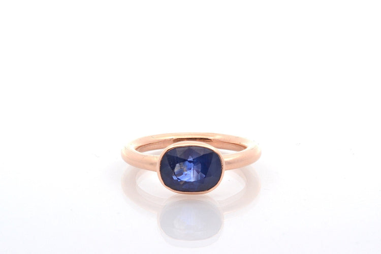 Bague 52 Bague saphir 2,92 ct en or 18k 58 Facettes 27296-26645