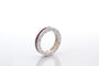 Bague 55 Bulgari B.Zero1 - Bague en or blanc 18k et topazes roses 58 Facettes 27314