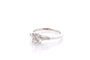 Bague 53 Bague en platine avec diamants 1,14 ct F/VVS2 58 Facettes 27359-27378