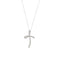Collier Collier avec croix en or blanc 18 ct et diamants 58 Facettes 27373