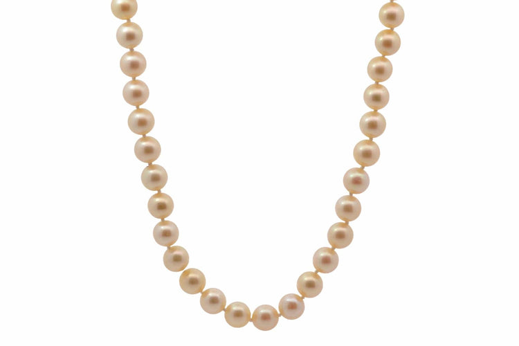 Collier Collier de perles de culture avec fermoir en or 18k 58 Facettes 27387