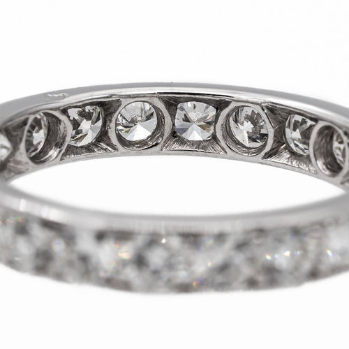 Bague 52.5 Bague Alliance Platine Diamant 58 Facettes 2746639CN