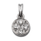 Pendentif Pendentif en or blanc 18 carats serti de diamants 58 Facettes 2747973CN