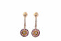 Boucles d'oreilles Boucles d’oreilles Art déco en or 18k et platine, diamants et rubis 58 Facettes 27485