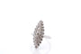 Bague 55 Bague marquise vintage en or blanc 18k et diamants 58 Facettes 27531