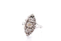 Bague 52 Bague vintage en or 18 carats et platine avec diamants 58 Facettes 27558