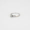 Bague 53 Bague or blanc diamants 58 Facettes DV0267-1